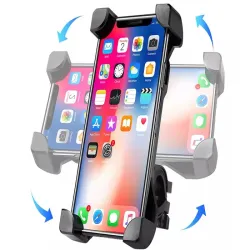 Uchwyt rowerowy na telefon stabilny mocny na kierownicę do motoru-5907451358115
