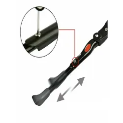 Stopka do roweru regulowana podpórka nóżka boczna lekka aluminiowa-5907451342701