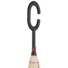 Parasol parasolka odwrócony składany odwrotnie mocne druty solidny stojący-5907451358061