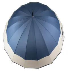 Elegancki duży parasol automatyczny mocny xxl antypoślizgowa rączka-5907451356760