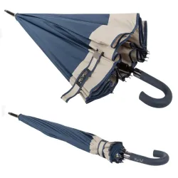 Elegancki duży parasol automatyczny mocny xxl antypoślizgowa rączka-5907451356760