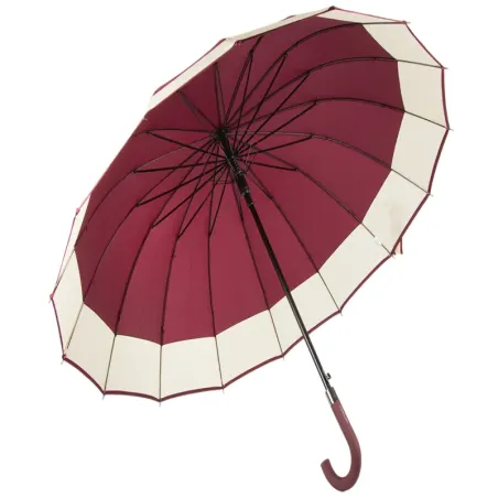 Elegancki duży parasol automatyczny mocny xxl antypoślizgowa rączka-5907451356388