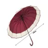 Elegancki duży parasol automatyczny mocny xxl antypoślizgowa rączka-5907451356388