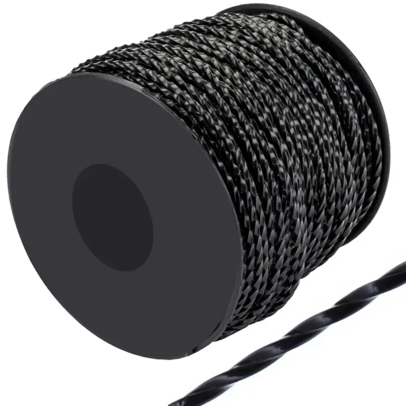 Zyłka do kosy 2,4mm 100m spalinowej przekrój karbowany skręcony cicha-5907451359389