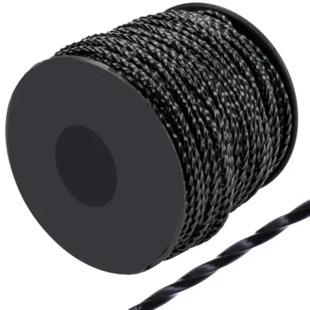 Zyłka do kosy 2,4mm 100m spalinowej przekrój karbowany skręcony cicha-5907451359389