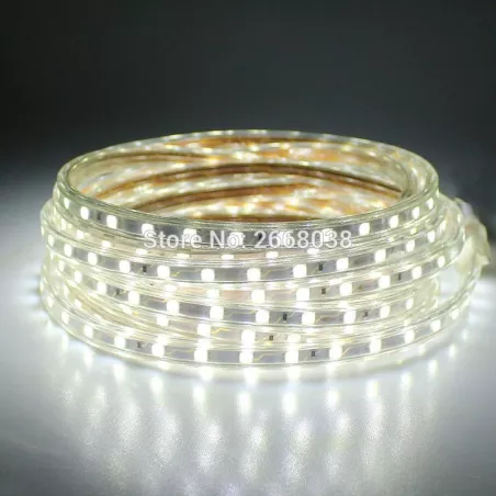Taśma led dioda 5050 20mb 230V ZIMNA IP68-