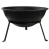 Palenisko ogrodowe misa 55cm zestaw pogrzebacz stojak ruszt grill-5907451351864