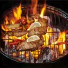 Grill węglowy ogrodowy okrągły przenośny turystyczny na biwak działkę-5907451351833