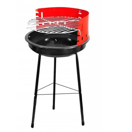 Grill węglowy ogrodowy okrągły przenośny turystyczny na biwak działkę-5907451351833