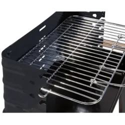 Grill ogrodowy duży węglowy bbq regulowany ruszt półki koła przenośny-5907451351796