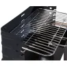 Grill ogrodowy duży węglowy bbq regulowany ruszt półki koła przenośny-5907451351796