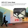 Lampa ścienna solarna SMD-100W z czujnikiem ruchu i zmierzchu