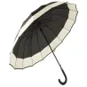 Elegancki duży parasol automatyczny mocny xxl antypoślizgowa rączka-5907451356371
