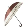 Elegancki duży parasol automatyczny mocny xxl antypoślizgowa rączka-5907451356777