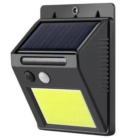 Lampa ścienna solarna COB 48 LED z czujnikiem ruchu i zmierzchu-