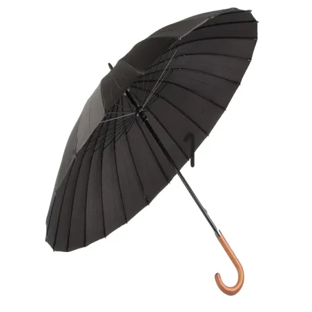 Parasol rządowy duży elegancki wytrzymały xxl 24 druty włókno czarny-5907451329436