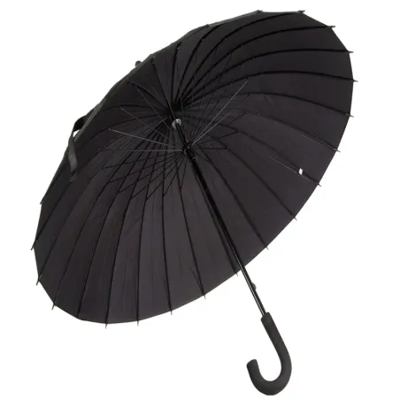 Duży parasol parasolka średnica 105cm czarna wytrzymała elegancka-5907451329443