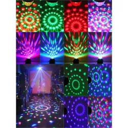 Projektor dyskotekowy 7 programów kula disco reflektor led rgb-5907451337493