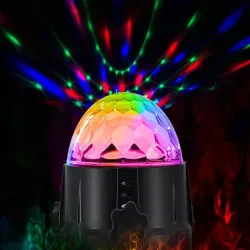Projektor dyskotekowy 7 programów kula disco reflektor led rgb-5907451337493