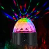 Projektor dyskotekowy 7 programów kula disco reflektor led rgb-5907451337493