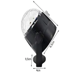 Projektor dyskotekowy 7 programów kula disco reflektor led rgb-5907451337493