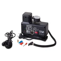 Kompresor samochodowy 6 bar pompka 230v/12v z gniazdem zapalniczki-5907451303917