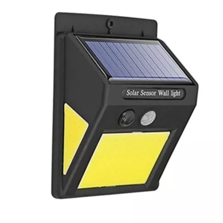 Lampa ścienna solarna COB 58 LED z czujnikiem ruchu i zmierzchu-