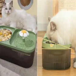 Automatyczne poidełko dla kota psa fontanna wodna filtr miska na karmę-5907451367124