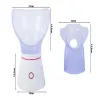 Sauna parowa do twarzy nosa inhalator nawilżacz skóry poprawia koloryt-5907451336663