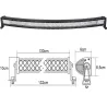 Lampa robocza reflektor 130 cm 192+42 led bar halogen 675w 12v 24v-5907451374672