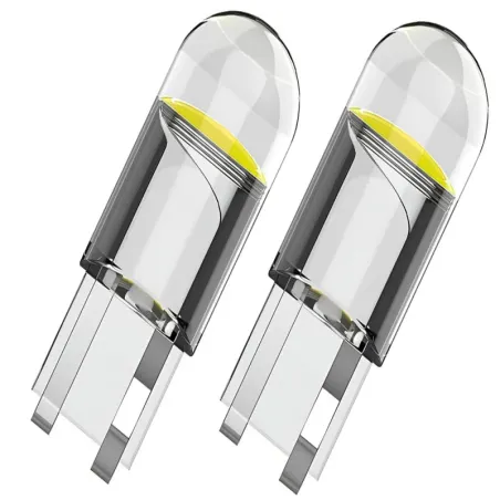 Żarówki samochodowe led 2 szt w5w t10 biała krystaliczna ledowa-5907451352533