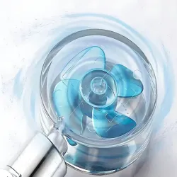 Słuchawka prysznicowa z turbiną wodną i wymiennym filtrem wody-5907451364741