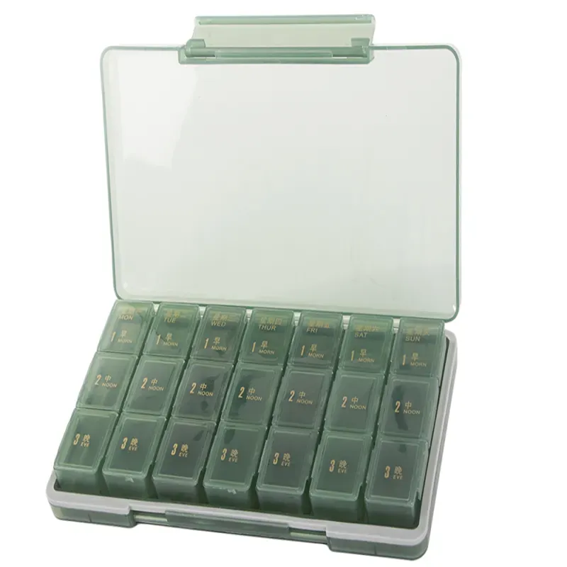 Pojemnik na leki tabletki pudełko pory dnia lekarstwa tygodniowy-5907451365069