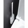 Szczotka do wc silikonowa toaletowa do łazienki nieprzeciekające dno-5907451365328