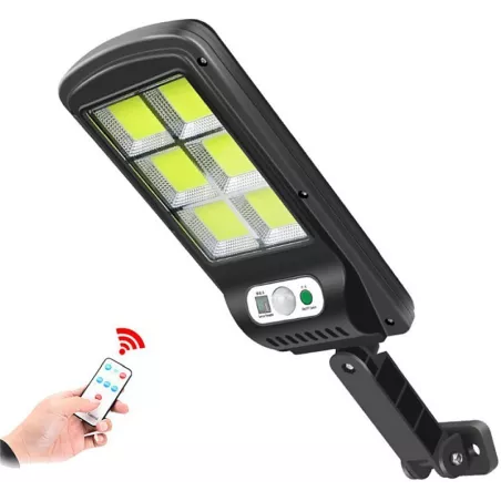 Latarnia ścienna solarna BK-120-6COB z czujnikiem ruchu i zmierzchu-5900201945979