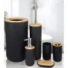 Zestaw łazienkowy 6w1 komplet szczotka do łazienki wc dozownik kosz-5907451353219