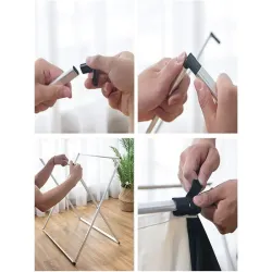 Składany kosz na pranie 135L 3 komorowy organizer wolno stojący-5907451347591