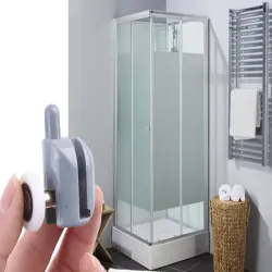 Rolki do kabiny prysznicowej komplet kółka 8 rolek zastaw naprawczy-5907451347645