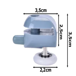 Rolki do kabiny prysznicowej komplet kółka 8 rolek zastaw naprawczy-5907451347645