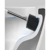 Szczotka toaletowa silikonowa do łazienki toalety wc komplet z postawą-5907451339640