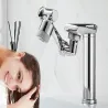 Przedłużka do kranu baterii perlator dwa ustawienia natrysku chrom-5907451339268