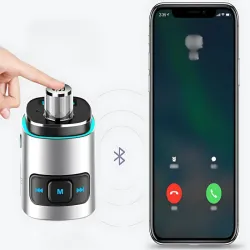 Transmiter bluetooth fm i szybka ładowarka samochodowa 2x usb-5907451369722