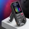 Transmiter bluetooth 5.0 fm zestaw głośnomówiący usb qc tf bass lcd-5907451369715