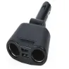 Gniazdo zapalniczki rozdzielacz ładowarka 2 usb z podświetleniem-5907451342817