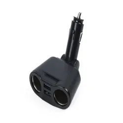 Gniazdo zapalniczki rozdzielacz ładowarka 2 usb z podświetleniem-5907451342817