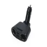 Gniazdo zapalniczki rozdzielacz ładowarka 2 usb z podświetleniem-5907451342817