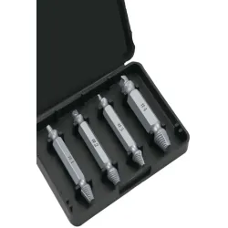 Wykrętaki 2-12mm do urwanych zerwanych śrub szpilek zestaw 4 sztuki-5907451342145