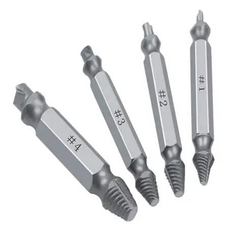 Wykrętaki 2-12mm do urwanych zerwanych śrub szpilek zestaw 4 sztuki-5907451342145