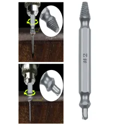 Wykrętaki 2-12mm do urwanych zerwanych śrub szpilek zestaw 4 sztuki-5907451342145