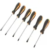 Zestaw 6szt śrubokrętów wkrętaków z magnesem mocne PH i płaskie-5907451342404